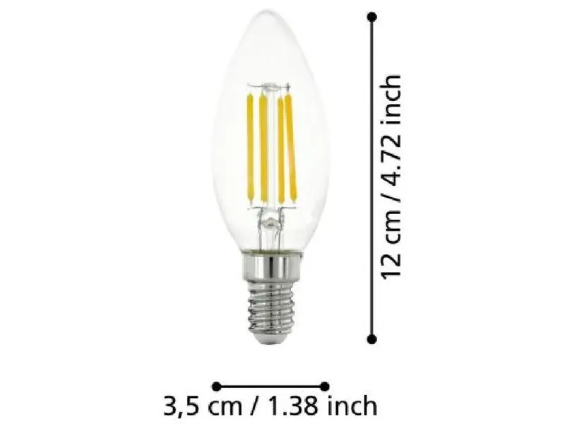 EGLO Leuchten Lampe 4 W E14 Warmweiss