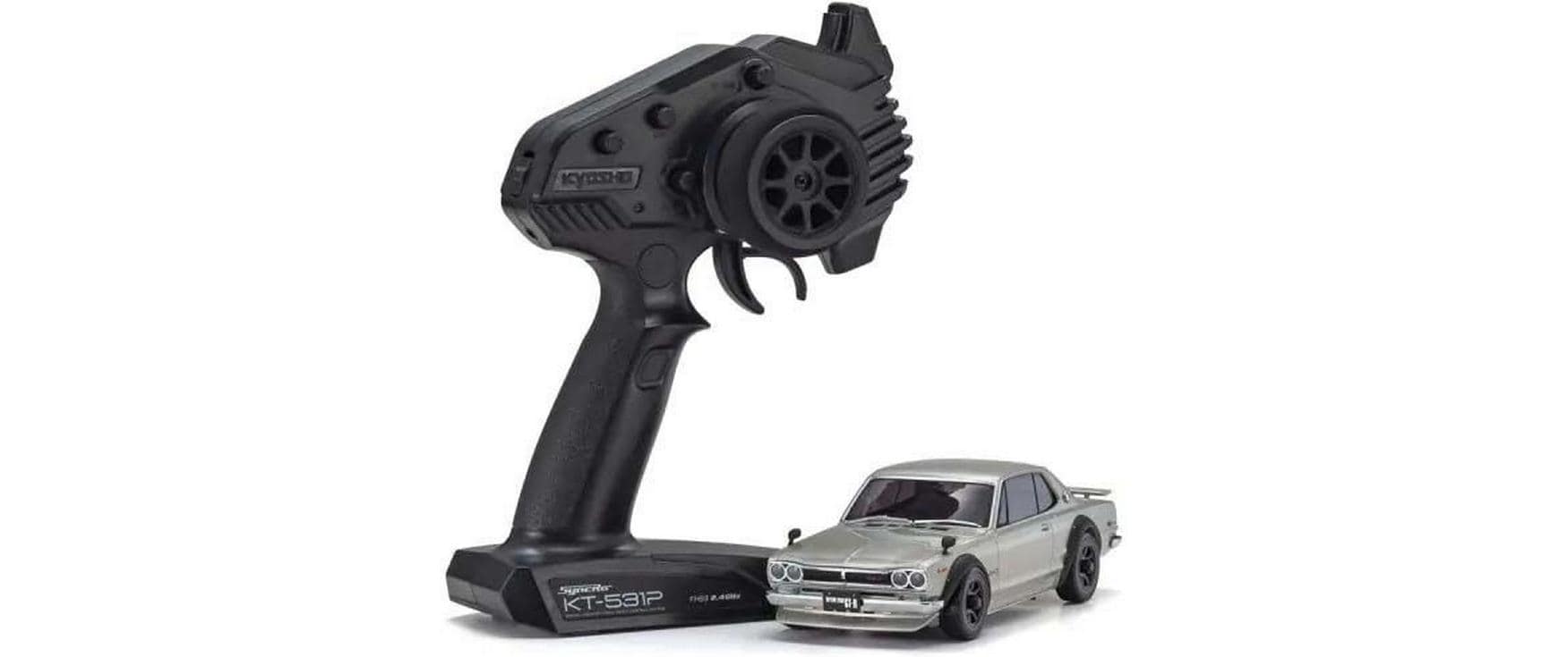 Kyosho MINI-Z MR-04 Skyline 2000GT-R, Silber ARTR, 1:27