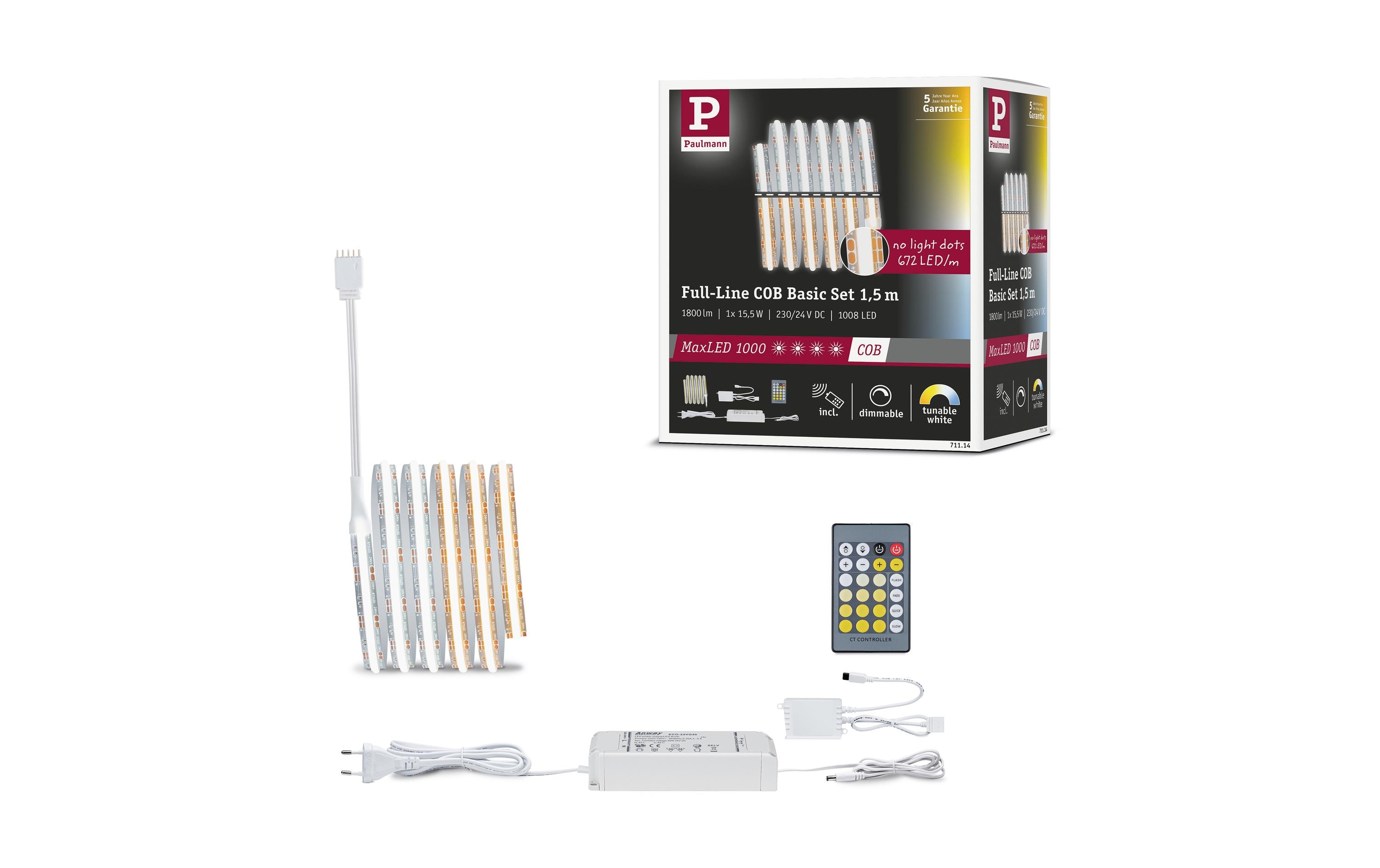 Paulmann MaxLED 1000 LED Strip Full-Line COB Basisset
