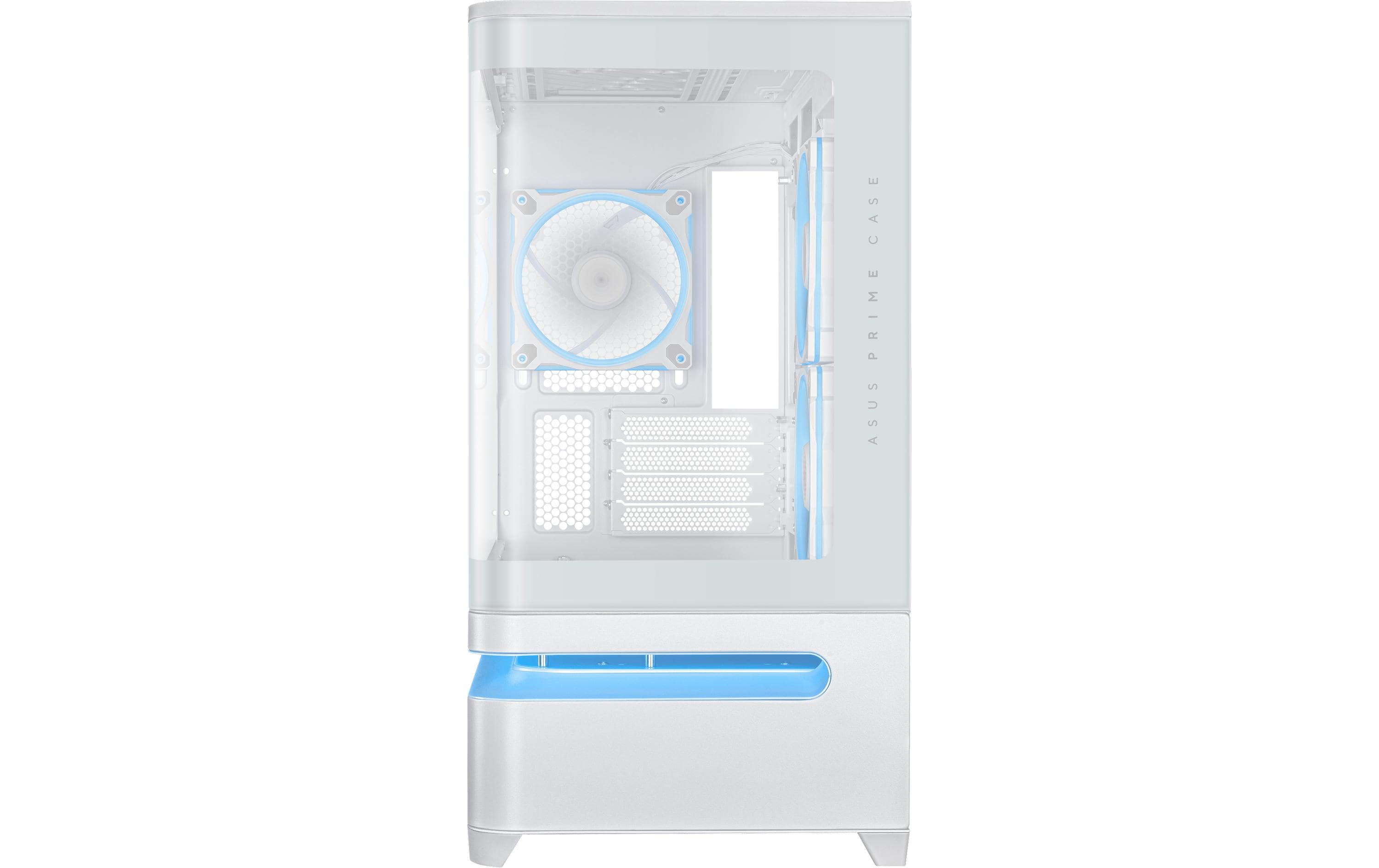 ASUS PC-Gehäuse Prime AP202 TG ARGB Weiss