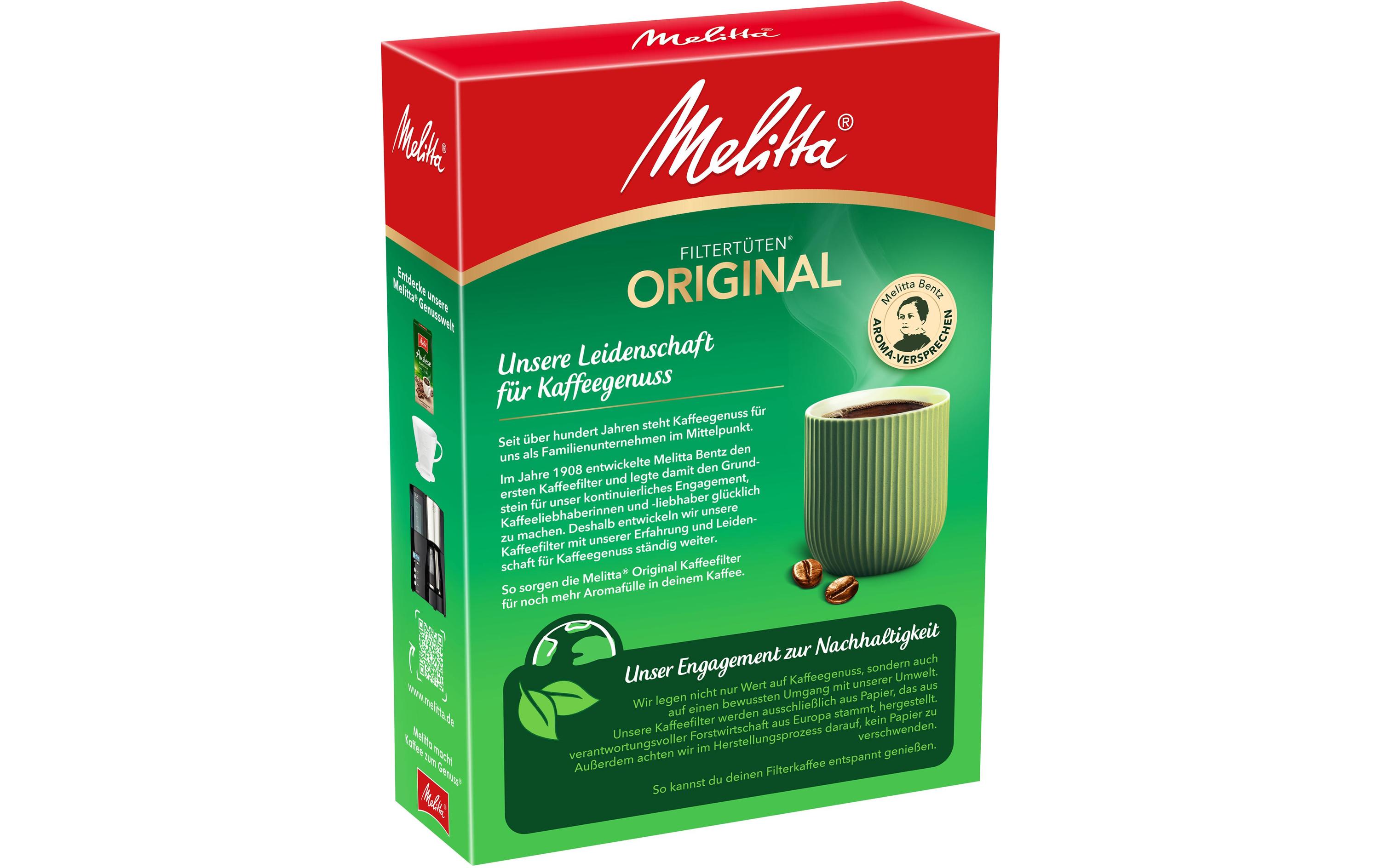 Melitta Filtertüte Original 102, 80 Stück
