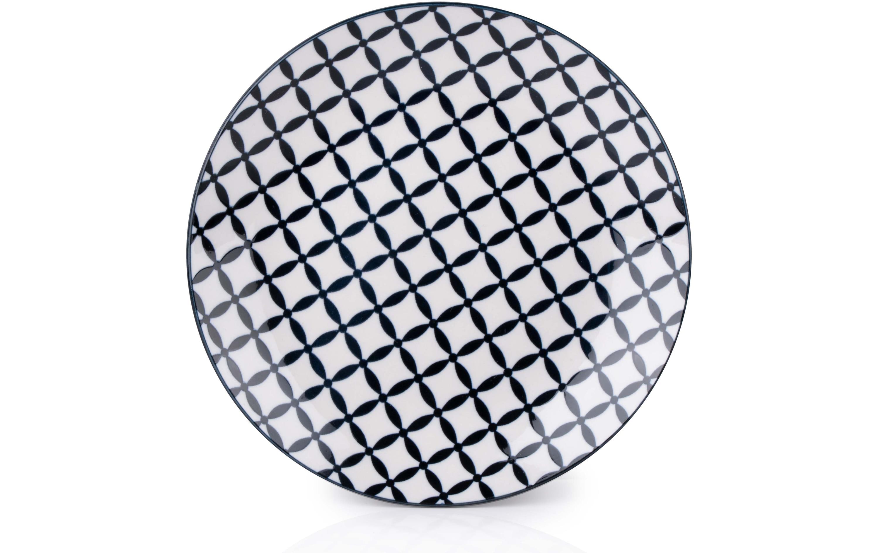 alpina Geschirrset mit Muster 16-teilig