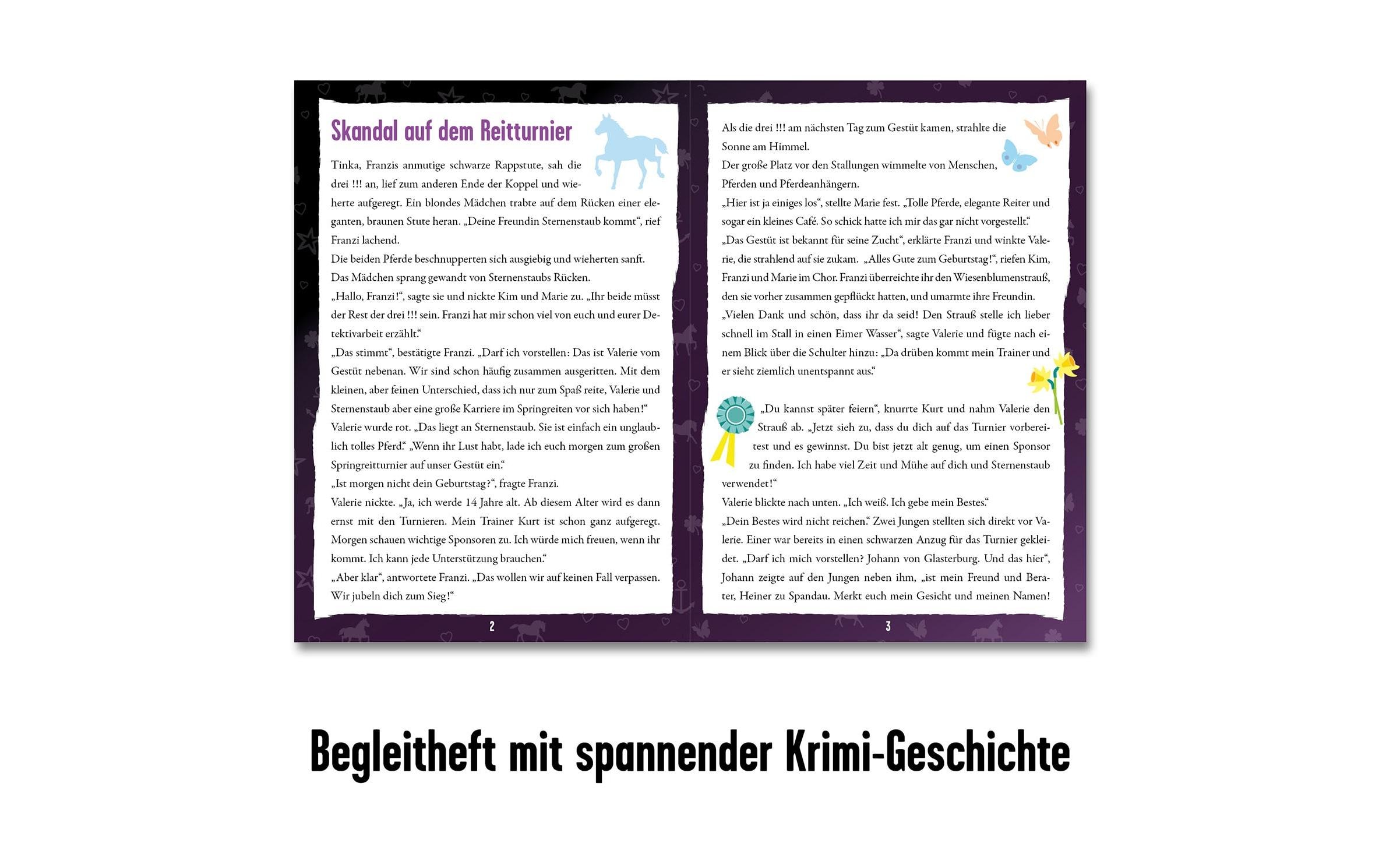 Kosmos Krimi-Puzzle Die drei !!! - Reitturnier