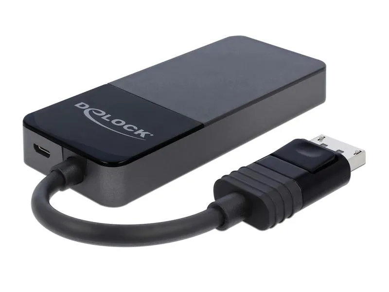 Delock 3-Port Signalsplitter DisplayPort - 3x HDMI Delock 3-Port Signalsplitter DisplayPort - 3x HDMI