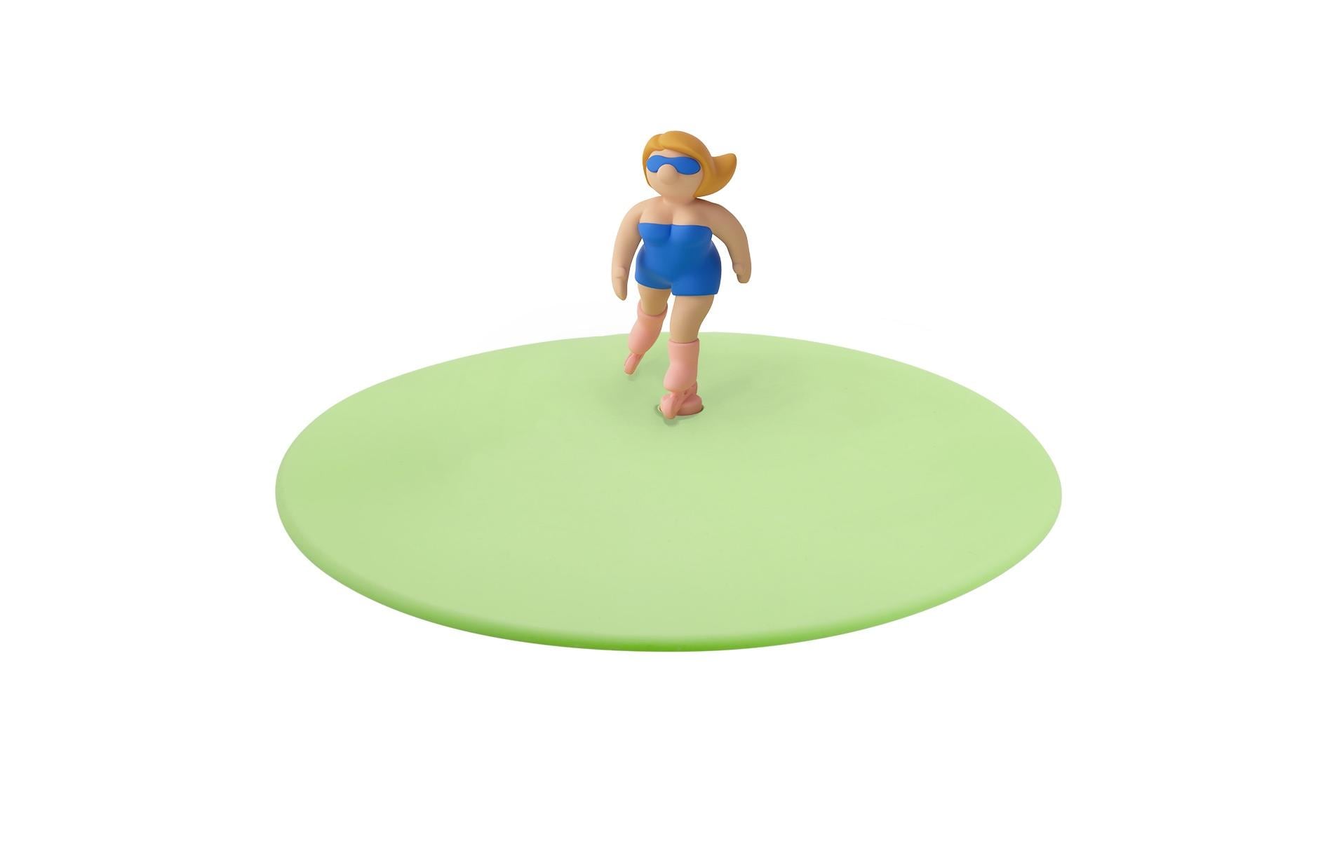 Lurch Glasabdeckung Mein Deckel – Summer Fun Issy In-line Skate