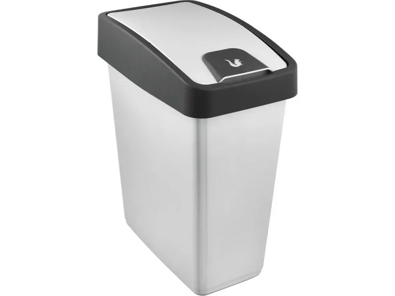 keeeper Abfalleimer Magne 25 l, Flip-Deckel, light silver keeeper Abfalleimer Magne 25 l, Flip-Deckel, light silver