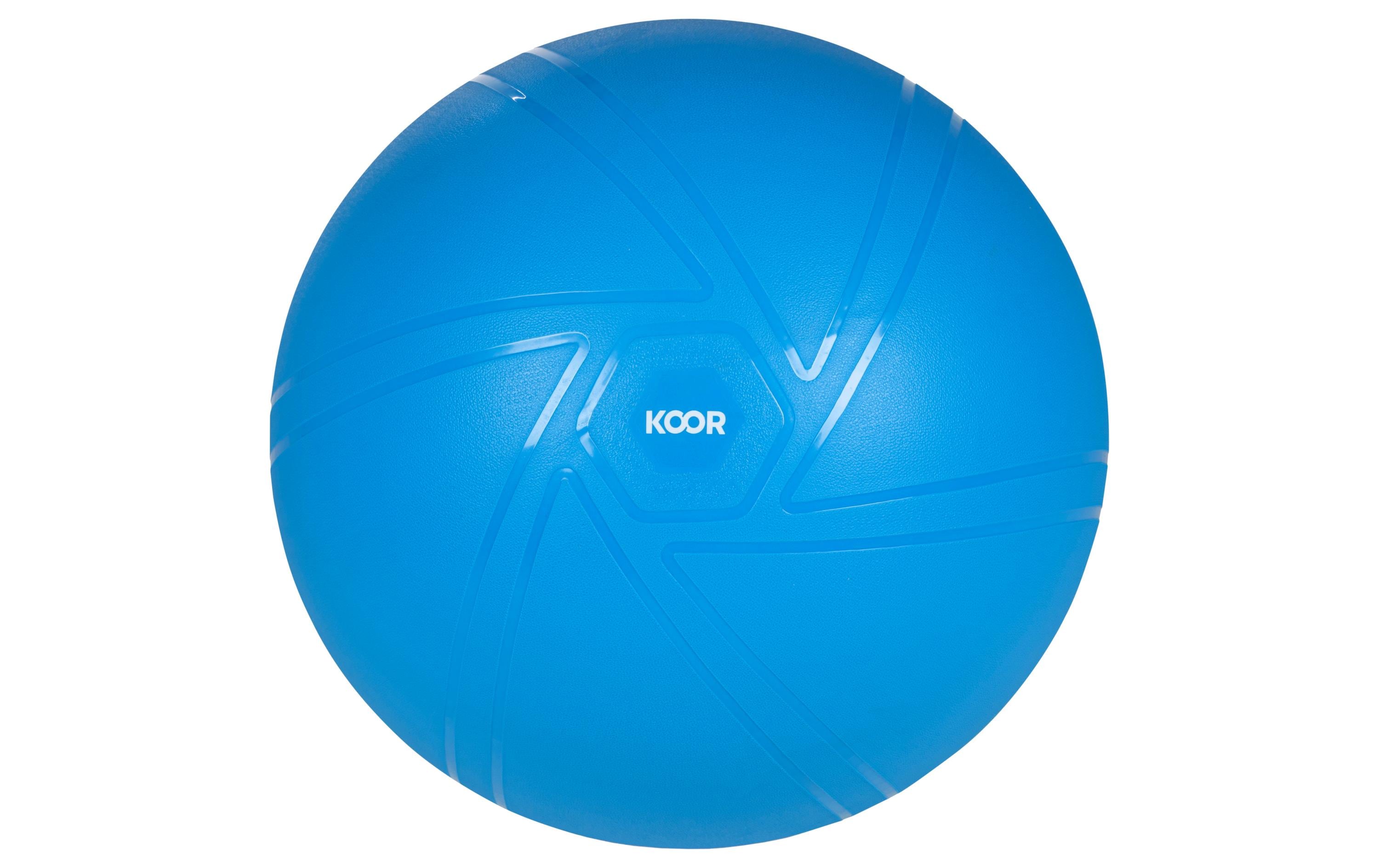 KOOR Gymnastikball 55 cm, Blau