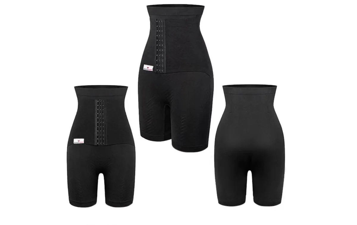 WonderMom Postpartum Belly Binder Shorts Gr. L, Schwarz