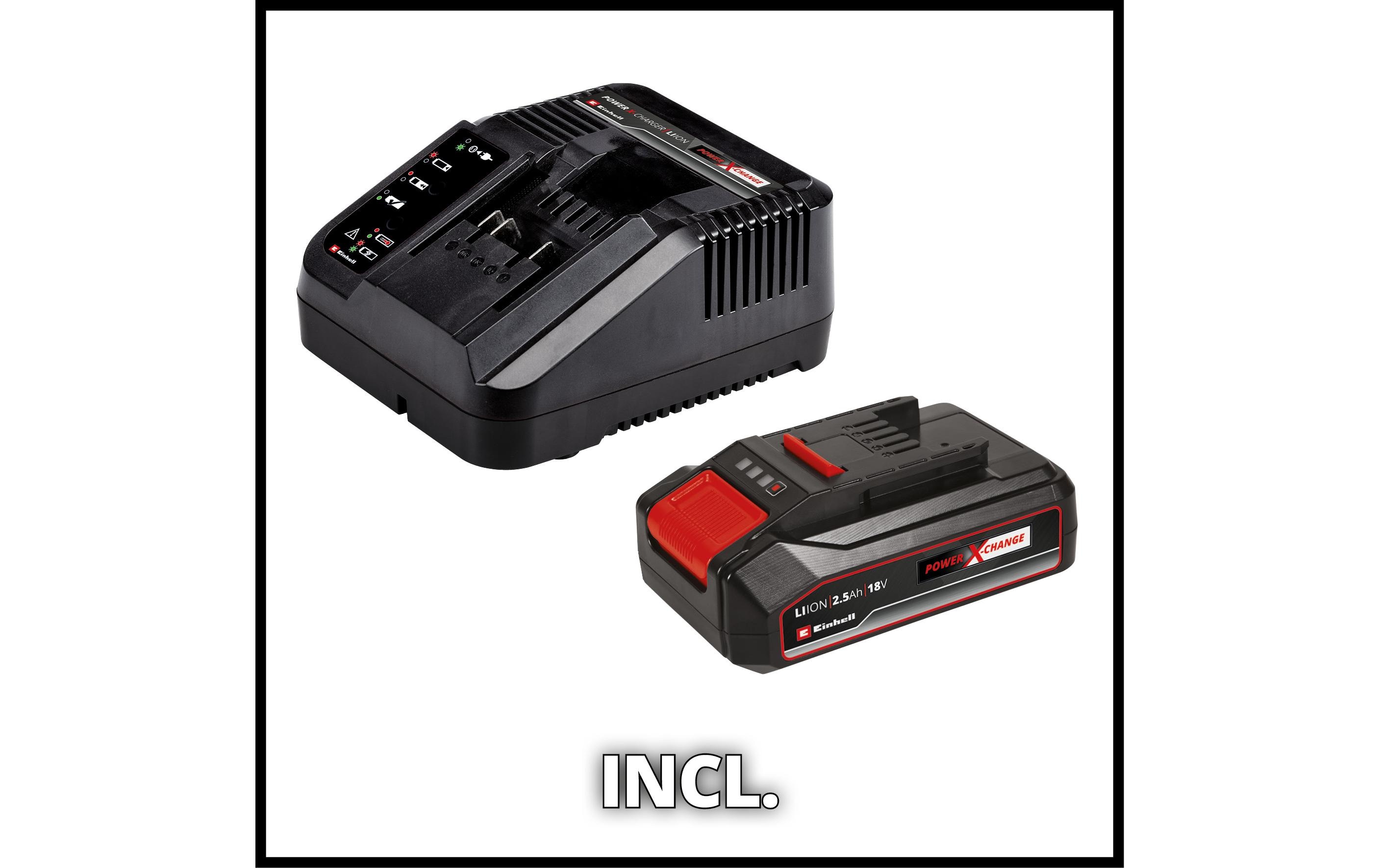 Einhell Akku-Rasentrimmer GE-CT 18 Li Set