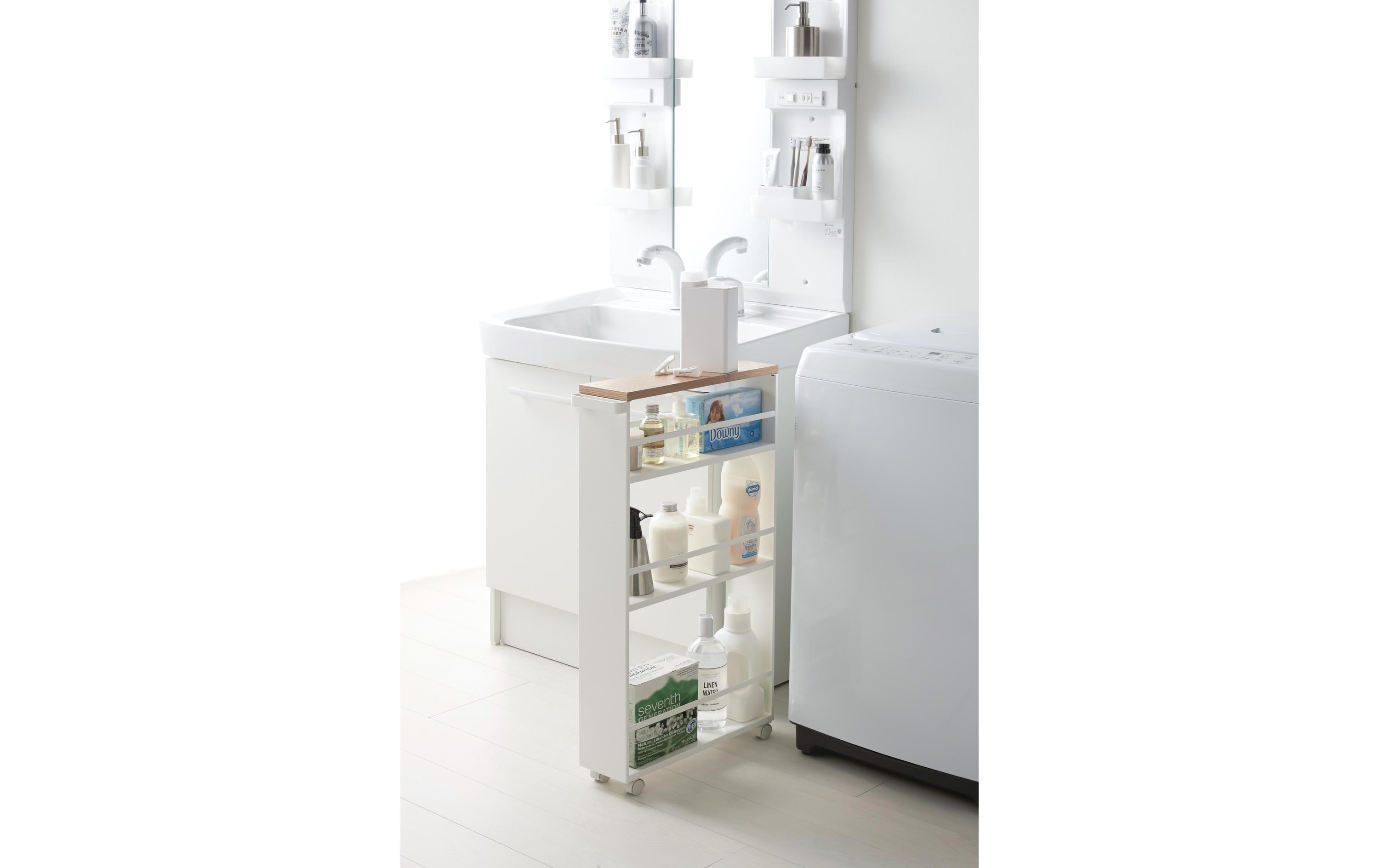 Yamazaki Nischenwagen Tower 80.5 x 47.5 cm, Weiss