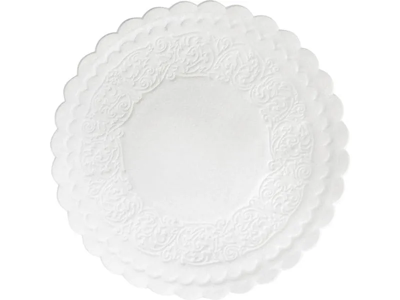 Duni Glasuntersetzer rund 9 cm, 500 Stück, Weiss
