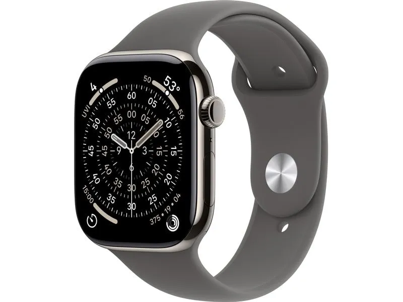 Apple Watch Series 11 46 mm LTE Nat Titanium Stone Grey Sport S/M Apple Watch Series 11 46 mm LTE Nat Titanium Stone Grey Sport S/M