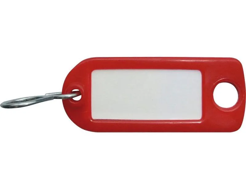 Robert Rieffel Schlüsselanhänger 2.2 x 5.5 cm, 10 Stück, Rot Robert Rieffel Schlüsselanhänger 2.2 x 5.5 cm, 10 Stück, Rot