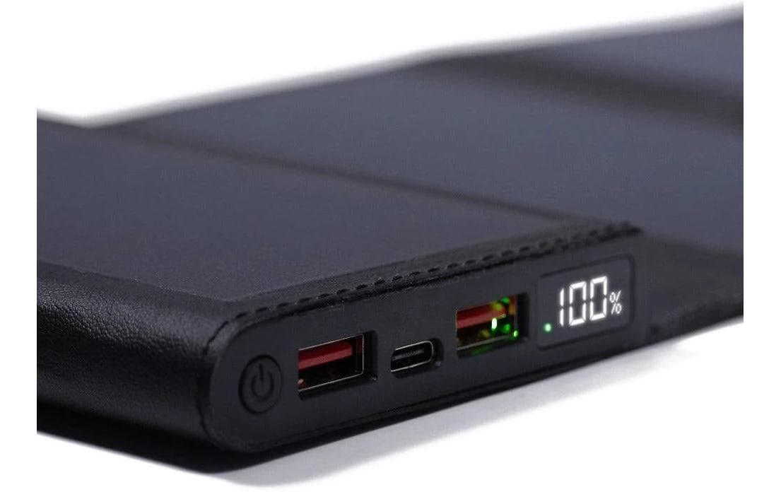 SunSlice Powerbank Photon 4W Sol – Schwarz, 4000 mAh