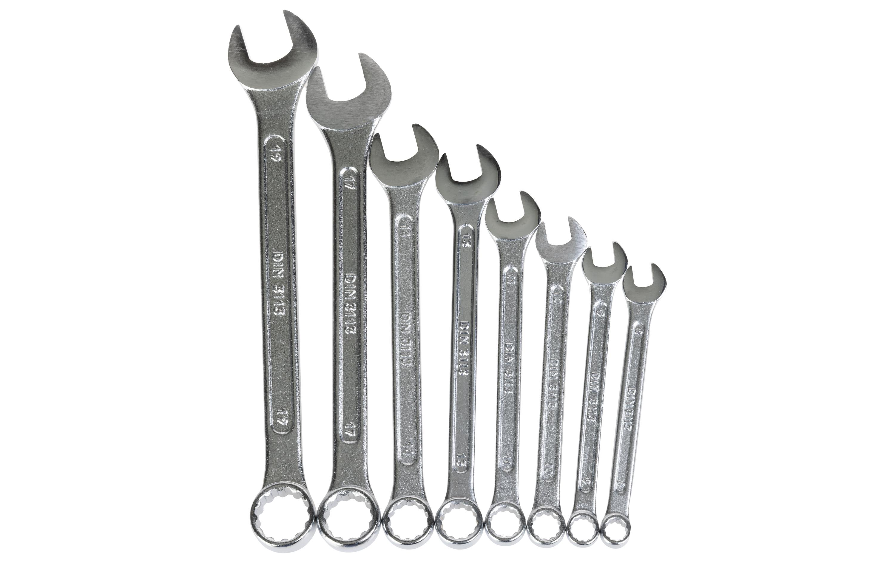 STRUCT Ringgabelschlüssel-Set 8-teilig