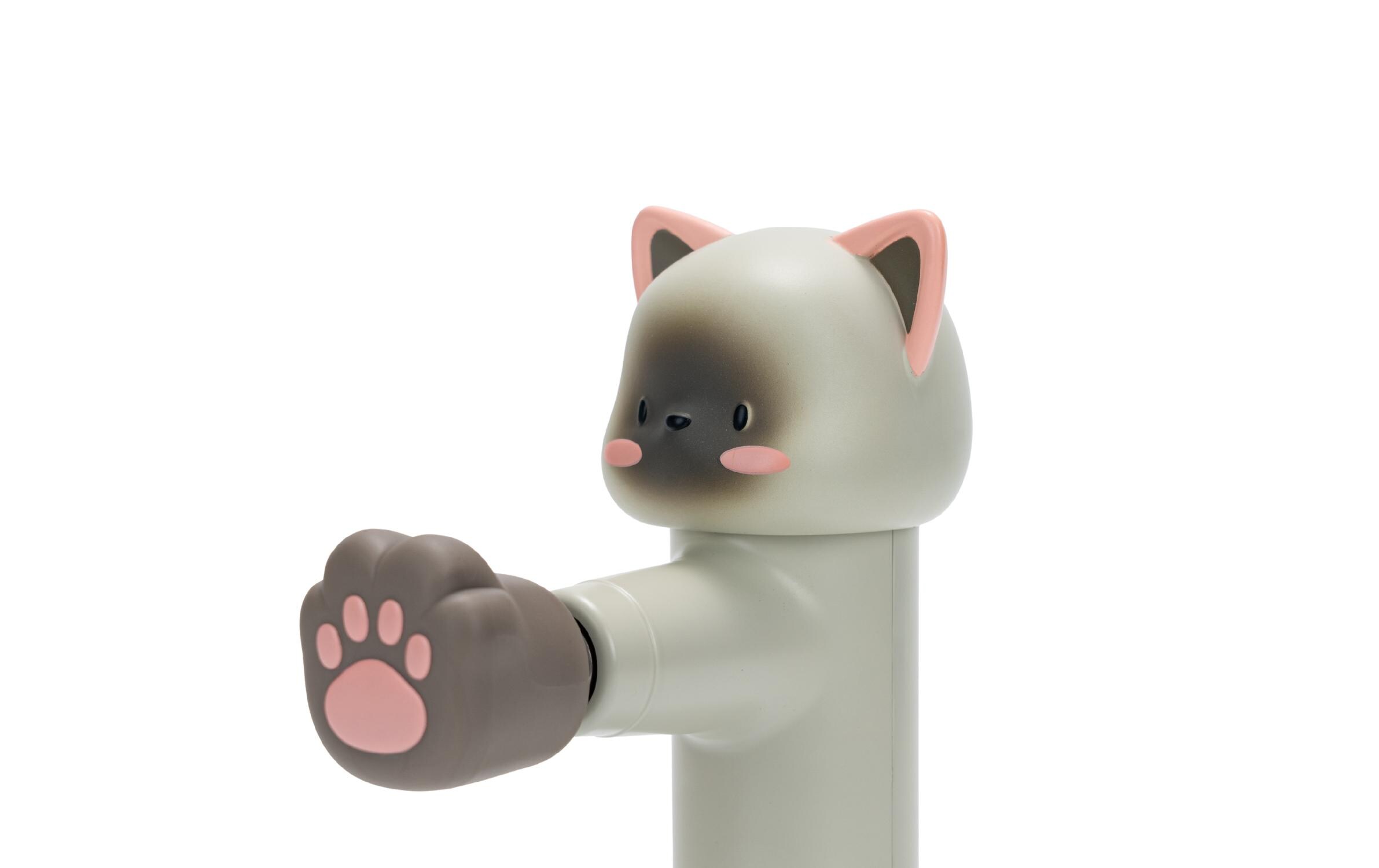 Acecool Handmassagegerät Katze, Hellgrau