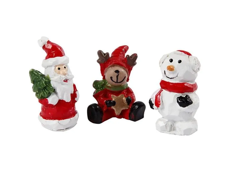Creativ Company Mini-Figur Weihnachten 35 x 10 mm Creativ Company Mini-Figur Weihnachten 35 x 10 mm