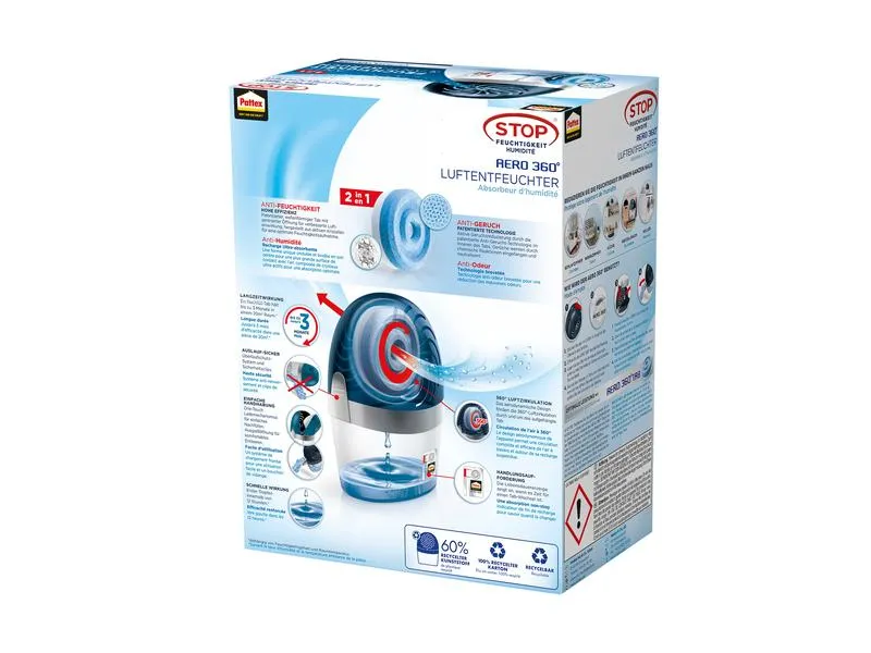 Pattex Entfeuchter Aero 360° (20 m²)