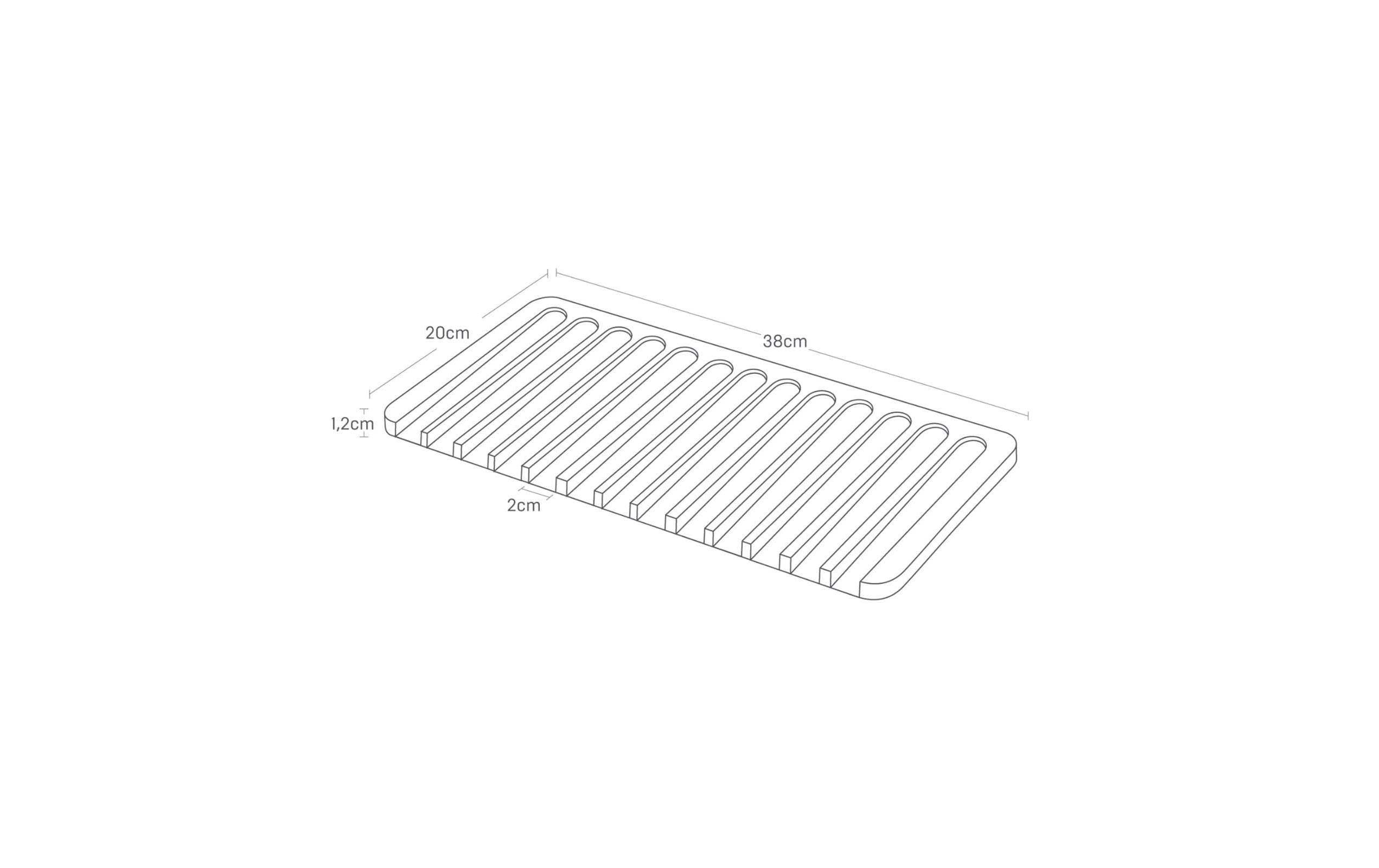 Yamazaki Abtropfmatte Flow Schwarz