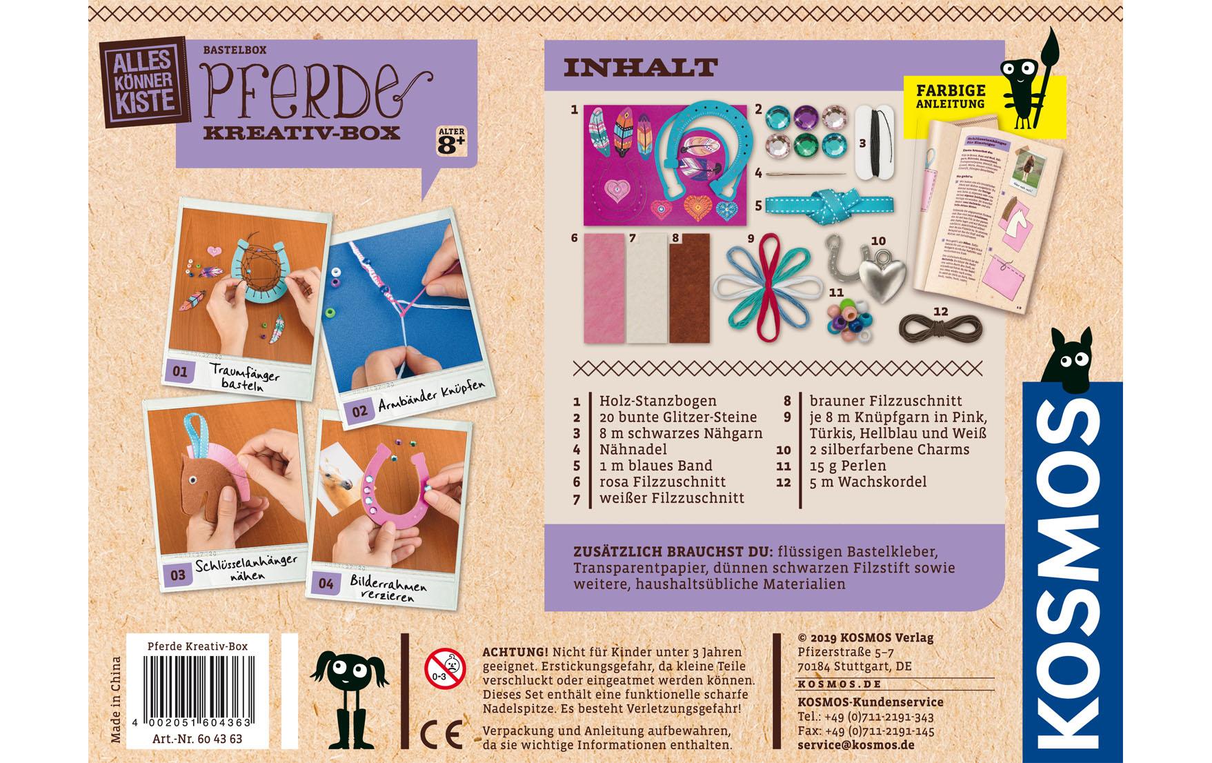 Kosmos Bastelbox Pferde Kreativ-Box Kosmos Bastelbox Pferde Kreativ-Box