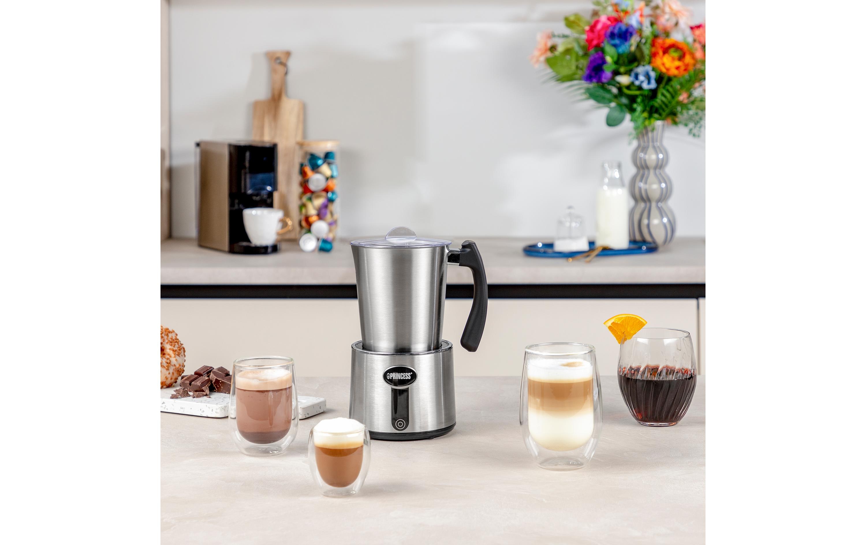 Princess Milchschäumer 500 ml, Silber