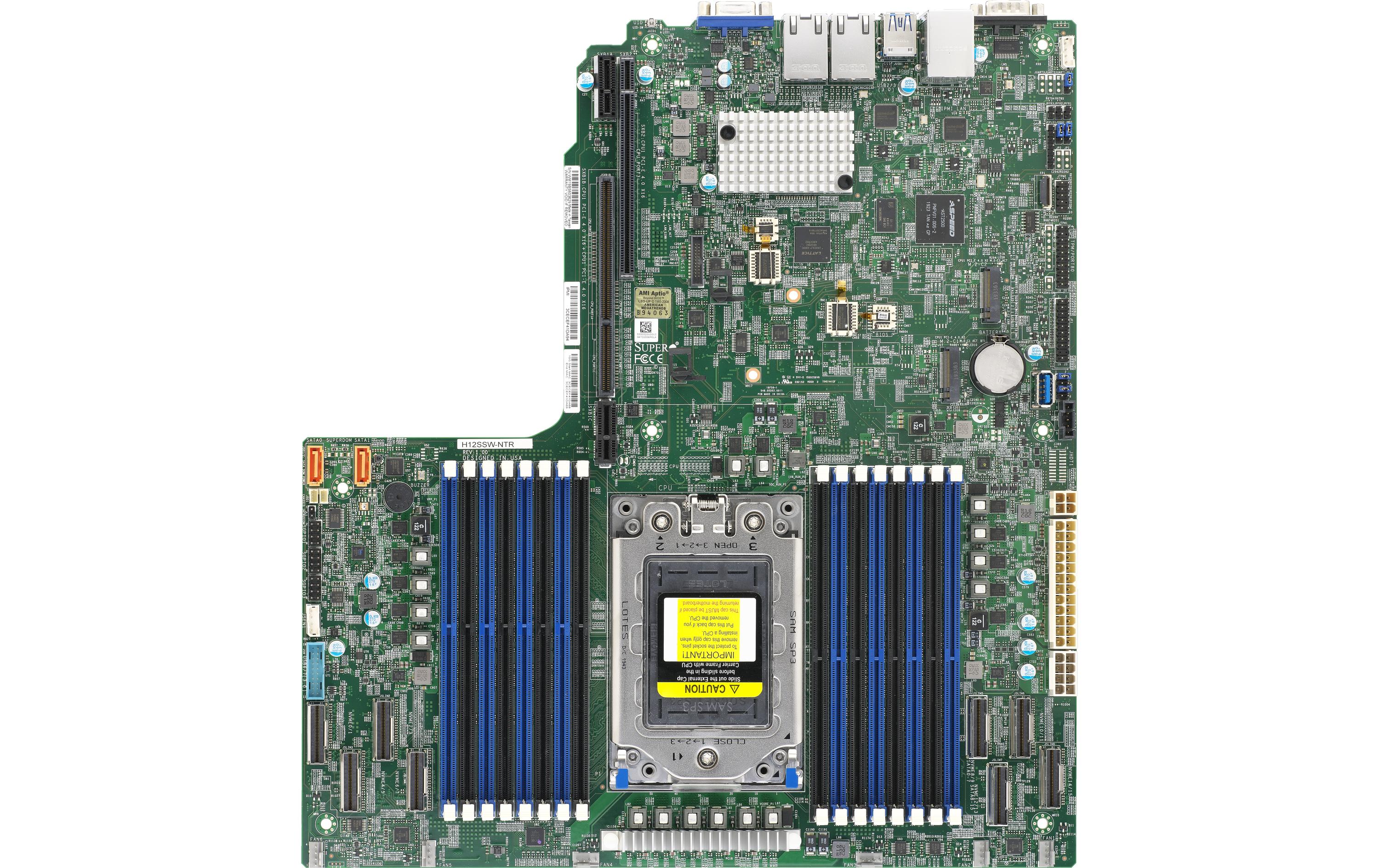 Supermicro Mainboard H12SSW-NTR Supermicro Mainboard H12SSW-NTR