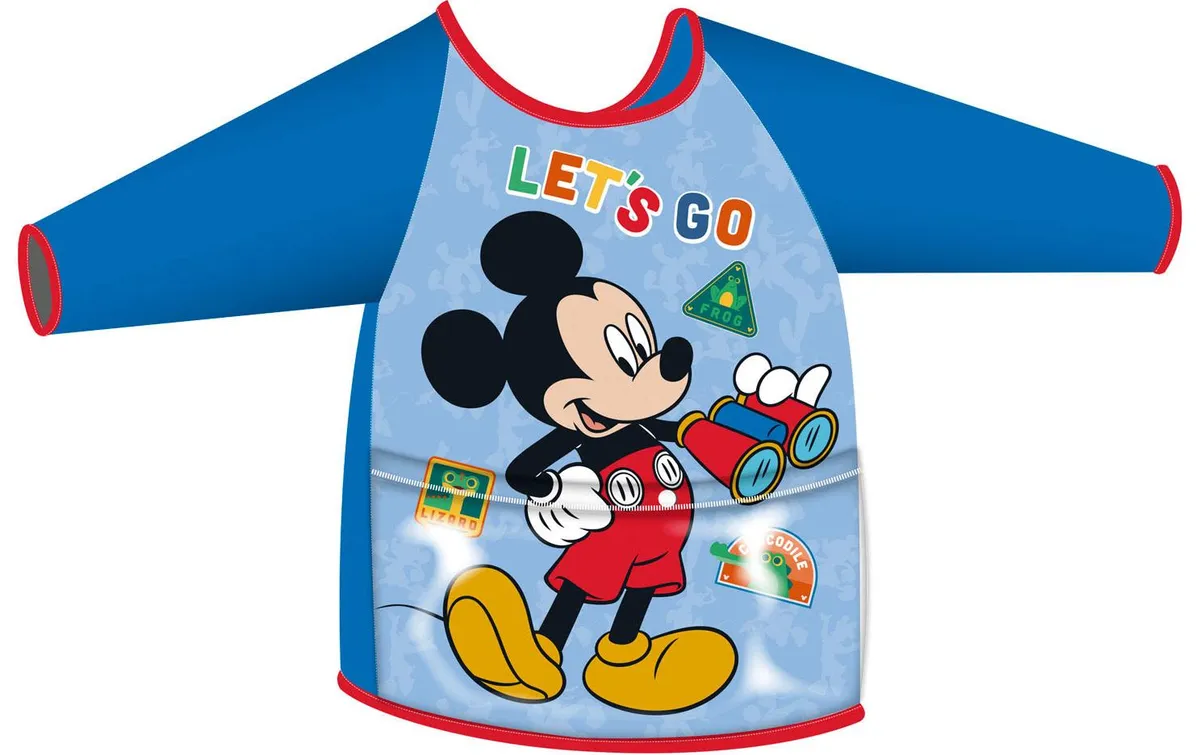 Arditex Malschürze für Kinder Disney: Mickey Let's Go Arditex Malschürze für Kinder Disney: Mickey Let's Go