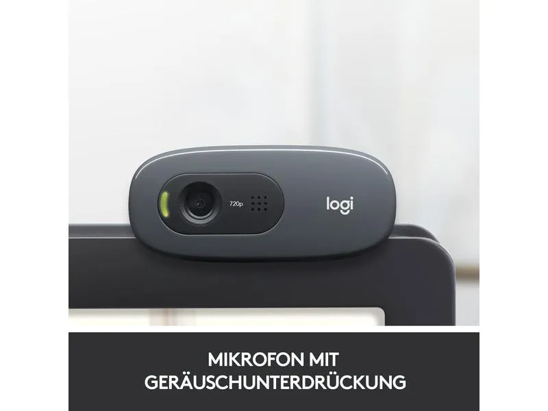 Logitech Webcam HD C270 HD 720p, Belichtungskorrektur