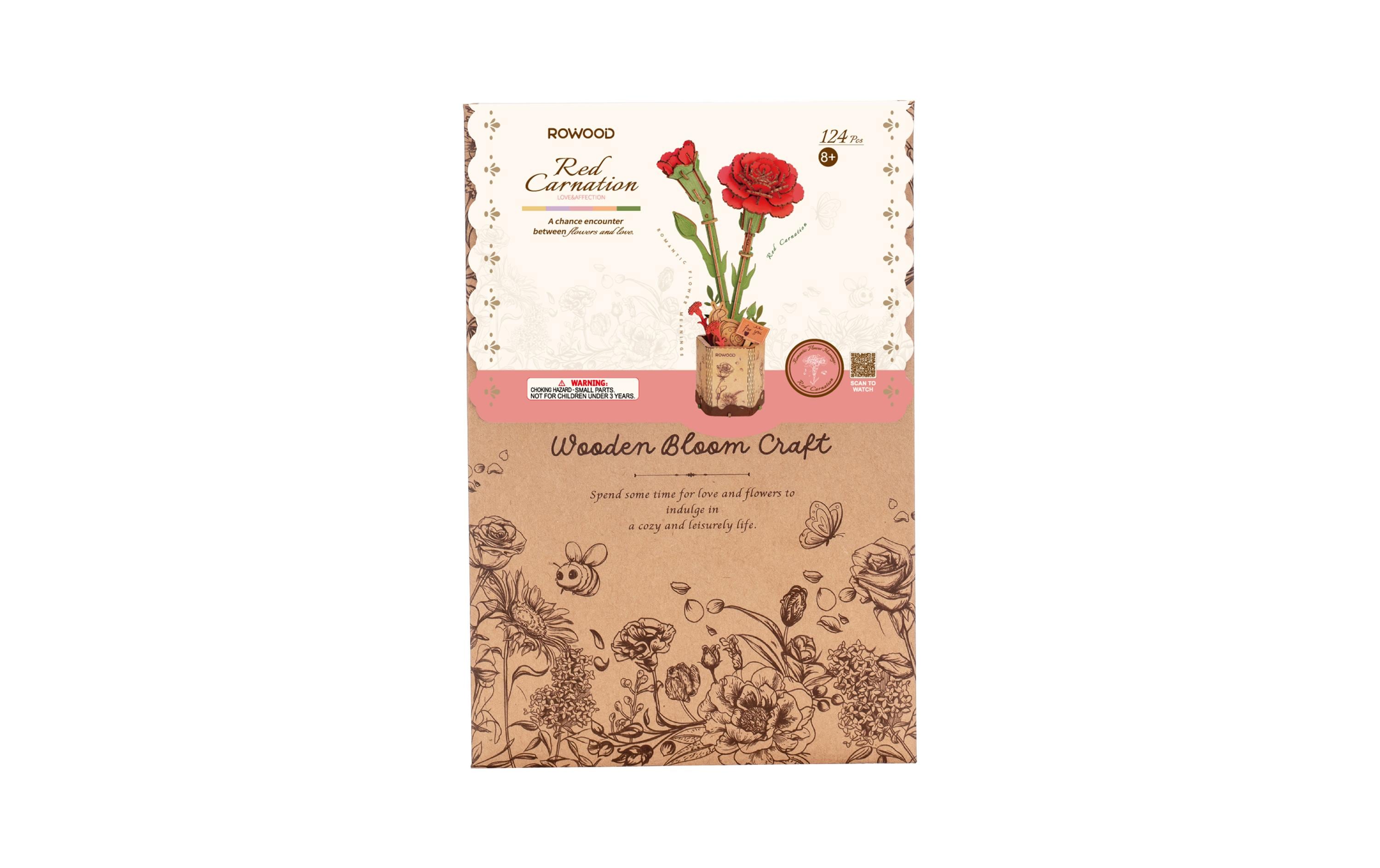 RoboTime Bausatz Red Carnation 124-teilig