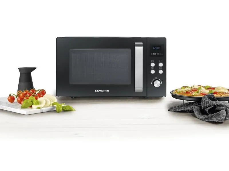 Severin Mikrowelle mit Grill MW 7752 Schwarz