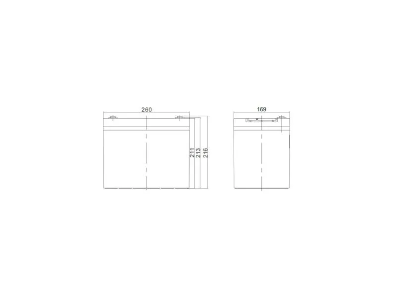 Ritar Batterie AGM EV 12 V 75Ah Ritar Batterie AGM EV 12 V 75Ah