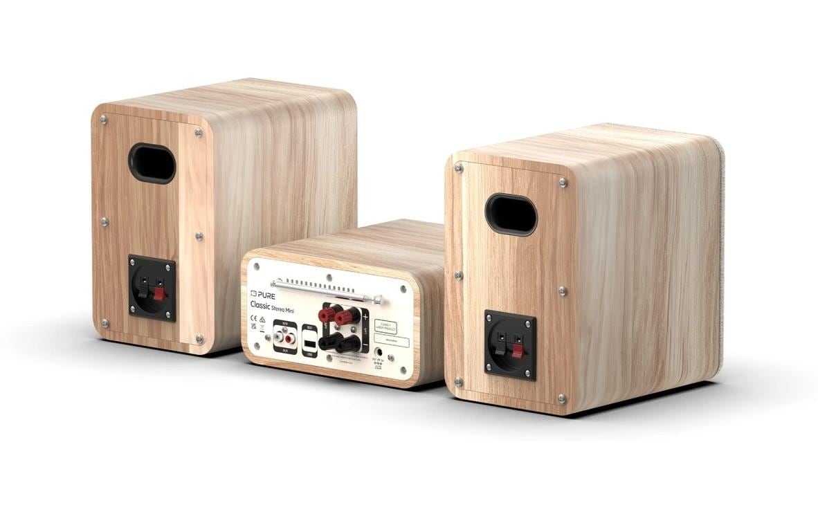 Pure Micro-HiFi Anlage Classic Stereo Mini Eiche