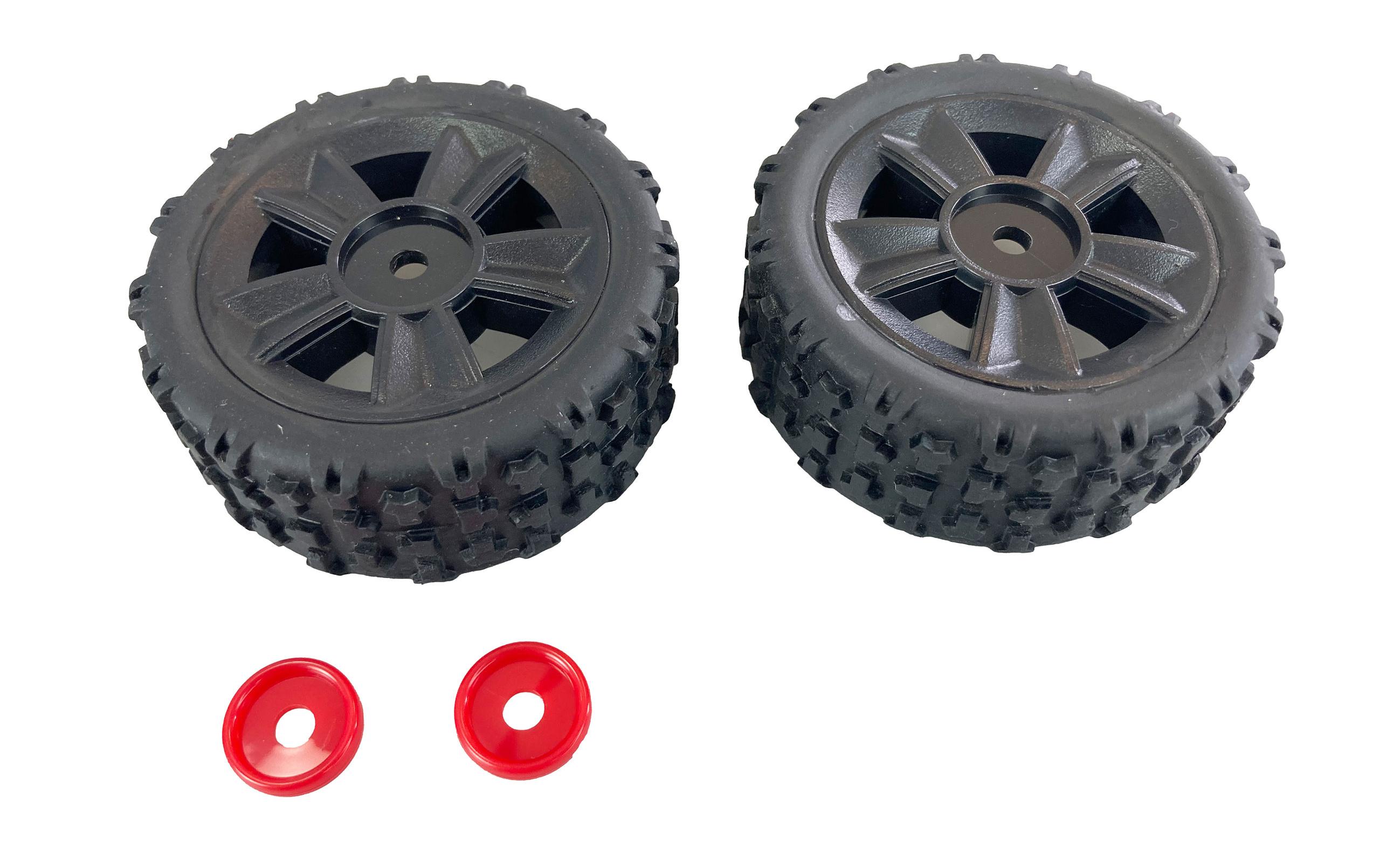 Amewi Kompletträder TPR Off-Road HyperGo 1:14, 2 Stück Amewi Kompletträder TPR Off-Road HyperGo 1:14, 2 Stück