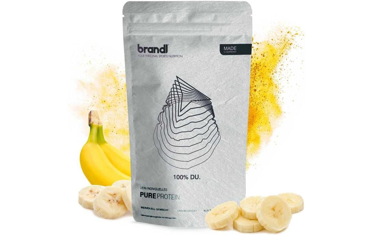 Brandl-Nutrition Pulver Pure Protein Vegan Banane 1000 g