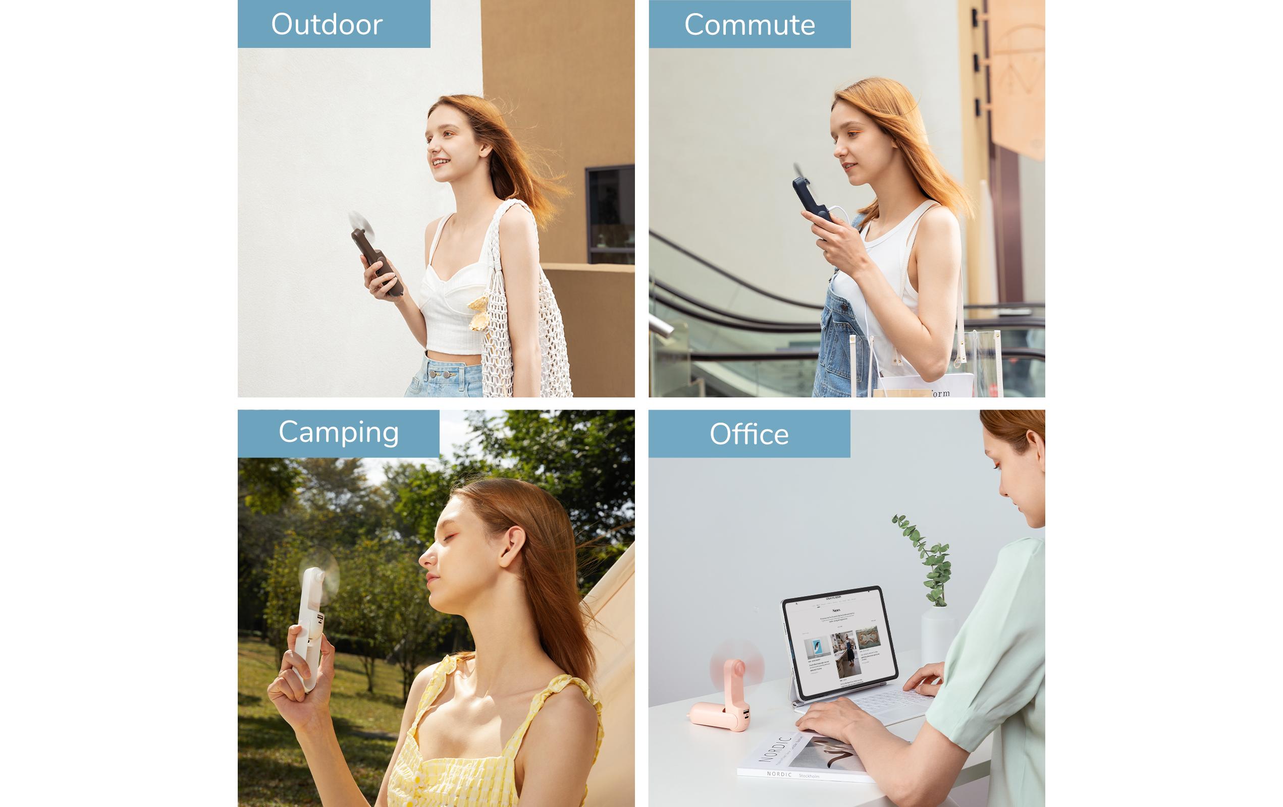 Jisulife Handventilator Life8 Plus Weiss