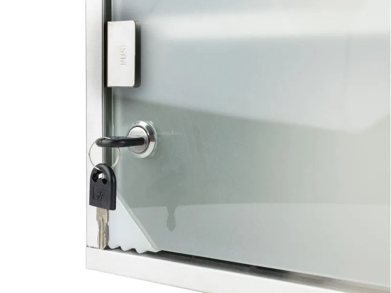 STRUCT Erste Hilfe Schrank 30 x 45 x 12 cm, Edelstahl STRUCT Erste Hilfe Schrank 30 x 45 x 12 cm, Edelstahl