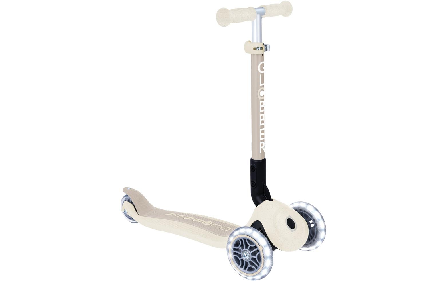 GLOBBER Scooter Junior Foldable Lights ECO Mini Beige