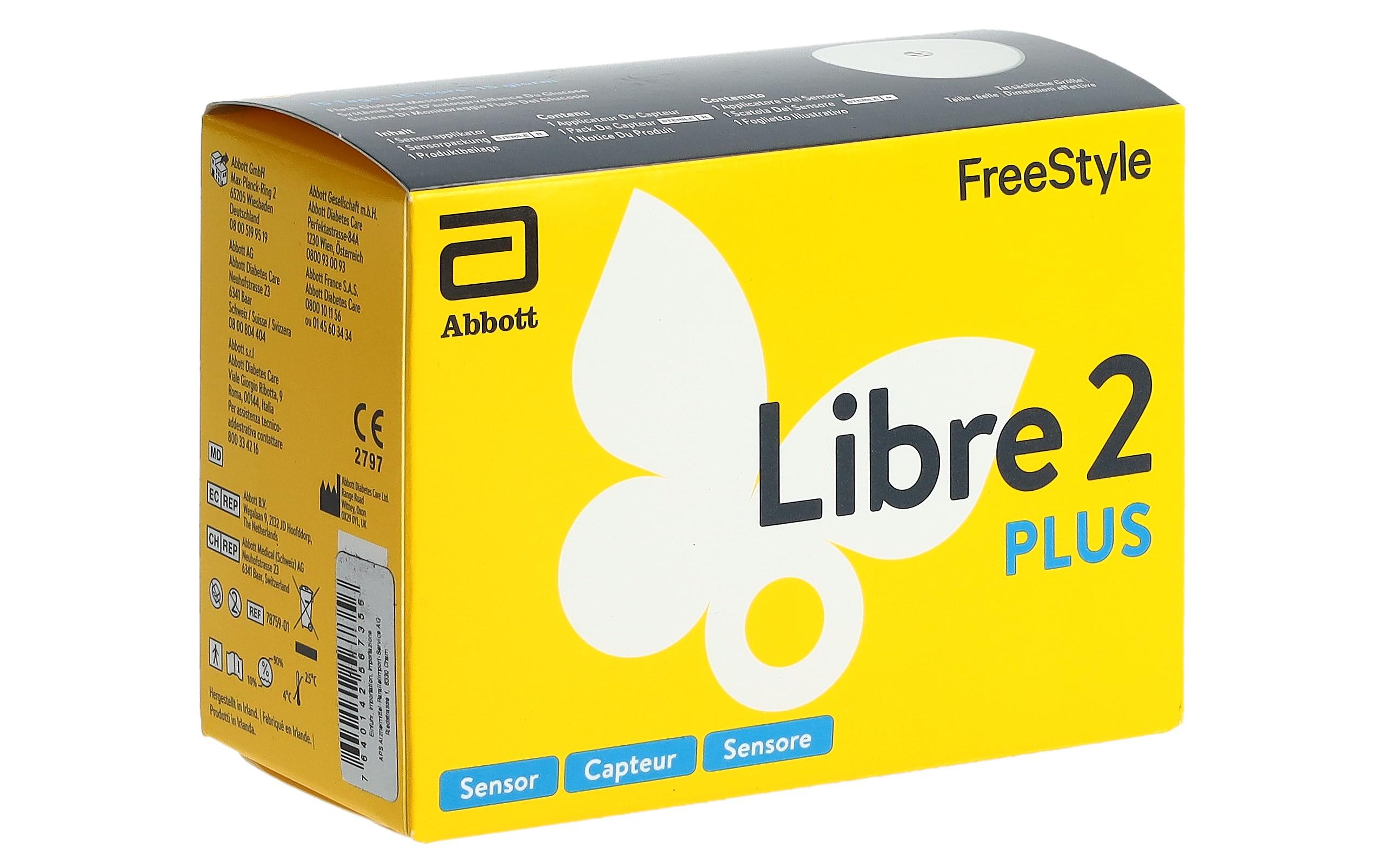 ABBOTT FREESTYLE Libre 2 Plus Sensor 15 Tage 1 Stück