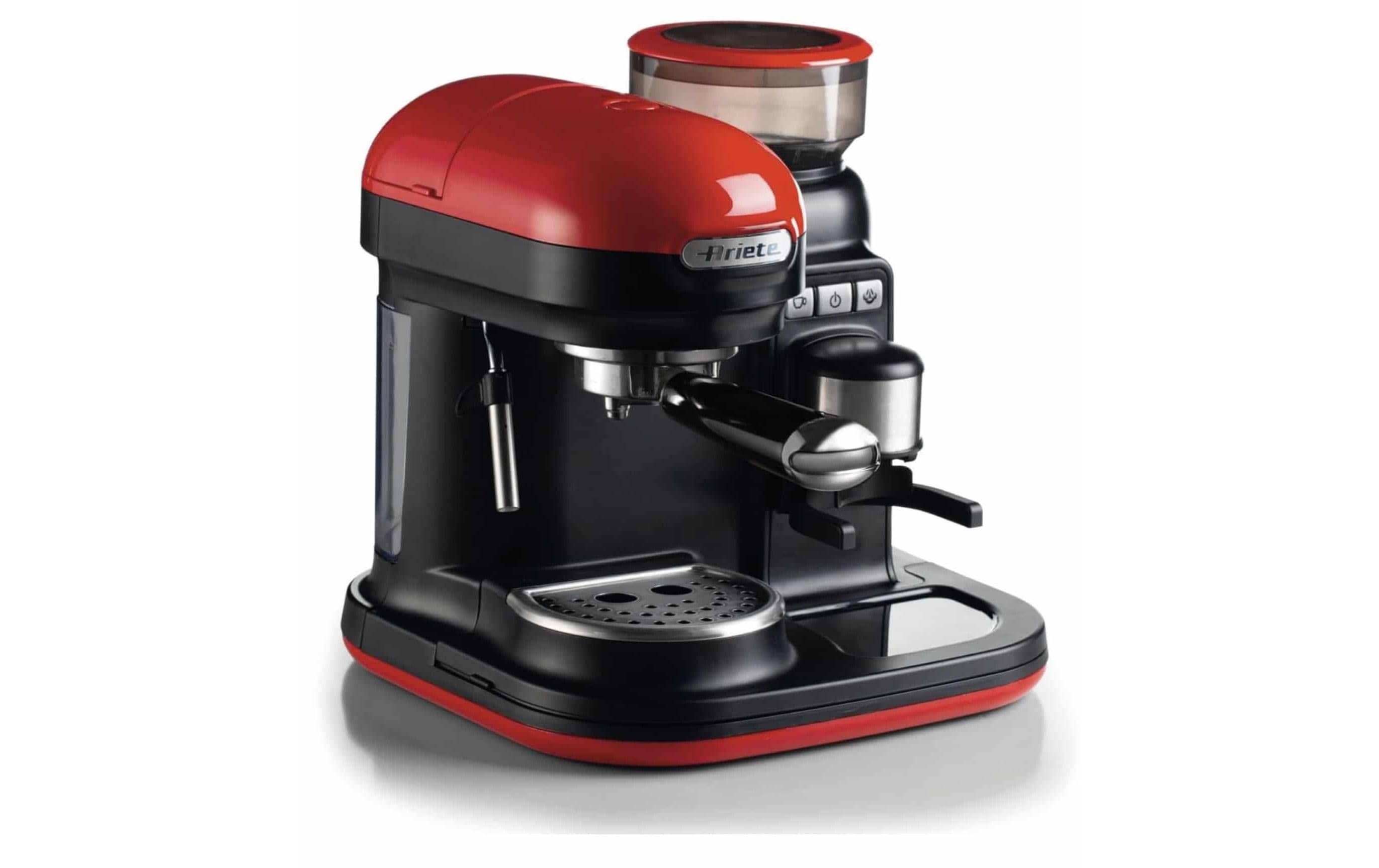 Ariete Portionskaffeemaschine MODERNA Rot/Schwarz