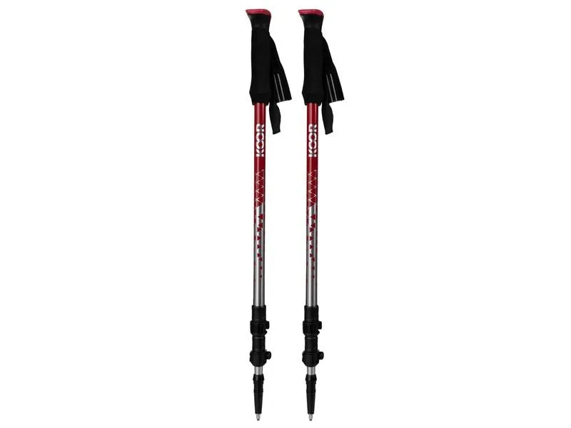KOOR Wanderstock Aluminium Telaao Rot