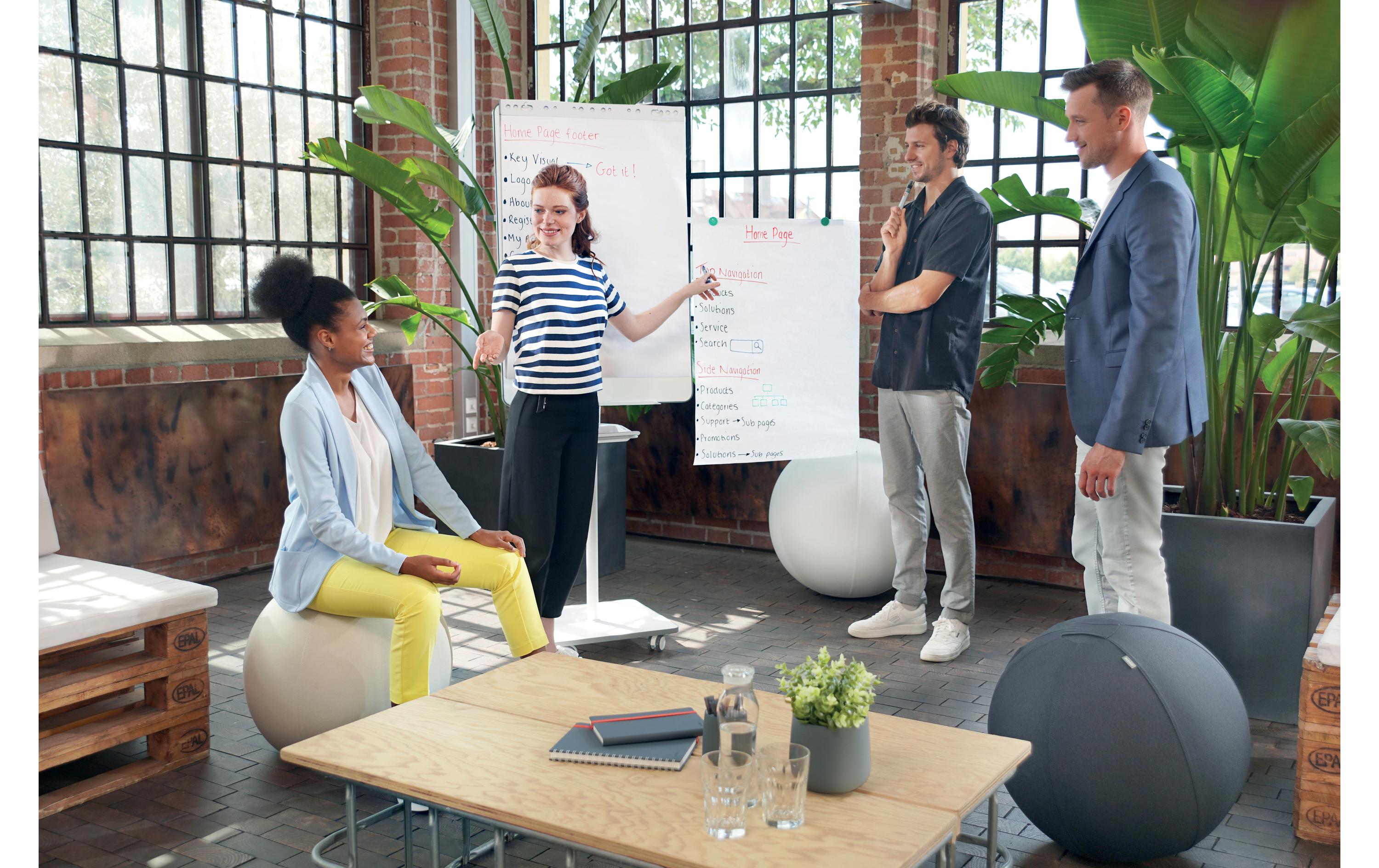 Nobo Flipchart blanko / kariert, 60 x 85 cm, 50 Blatt