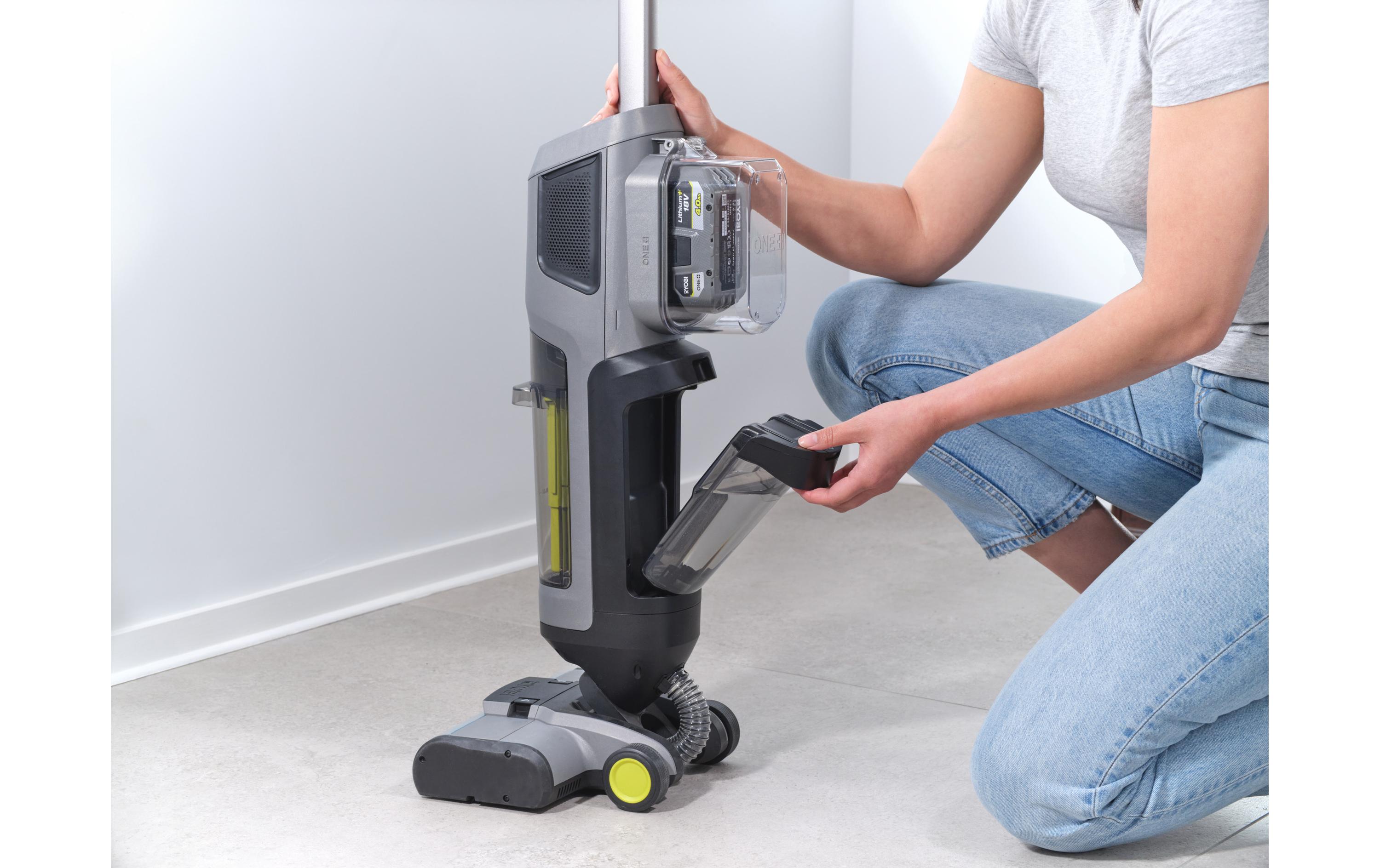 RYOBI Akku-Hartbodenreiniger RHFC18BL-0 ohne Akku und Ladegerät