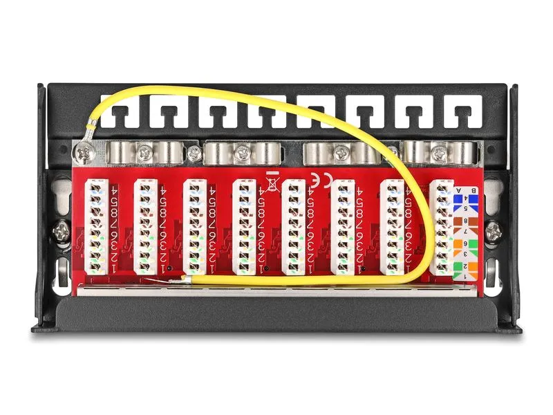 Delock Patchpanel 8-Port Desktop/DIN-Rail/Wand Delock Patchpanel 8-Port Desktop/DIN-Rail/Wand