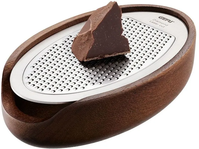 GEFU Käsereibe Parmezo Silber/Braun GEFU Käsereibe Parmezo Silber/Braun