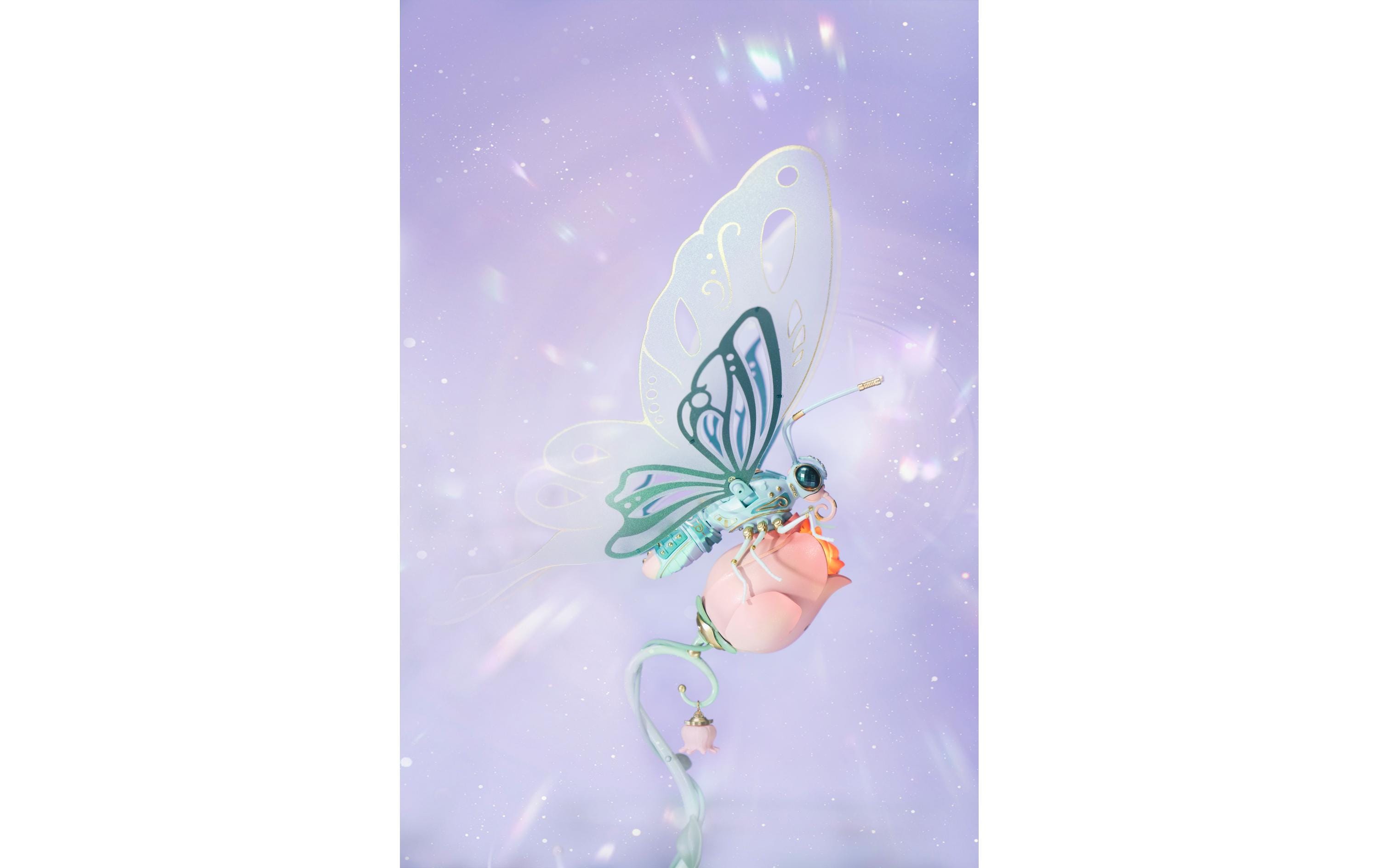 RoboTime Bausatz ROKR Mechanischer Blauer Schmetterling