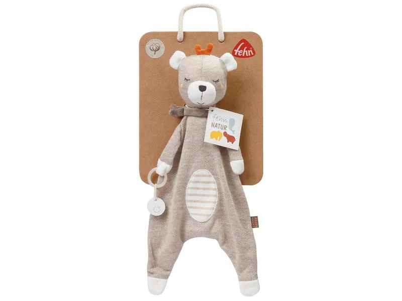 fehn Schmusetuch Natur Teddy fehn Schmusetuch Natur Teddy