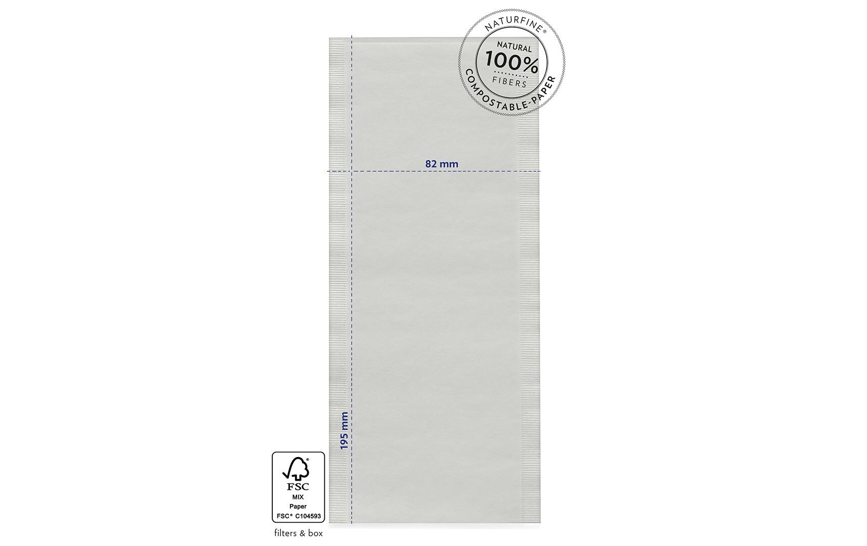 Finum Kaffeefilter Coldbrew 60 Stück