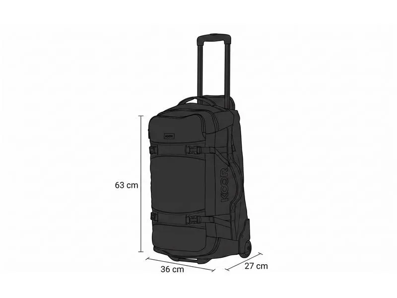 KOOR Reisekoffer Jiibs 70 L, Schwarz KOOR Reisekoffer Jiibs 70 L, Schwarz