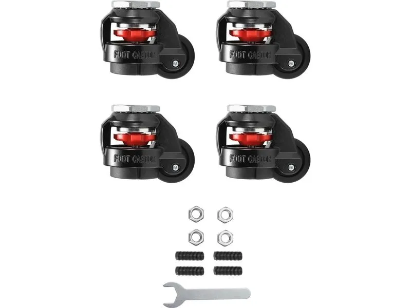 Oplite R8 Supreme Castor Wheels 4-Rad-Set, Nylon, Stahl Oplite R8 Supreme Castor Wheels 4-Rad-Set, Nylon, Stahl