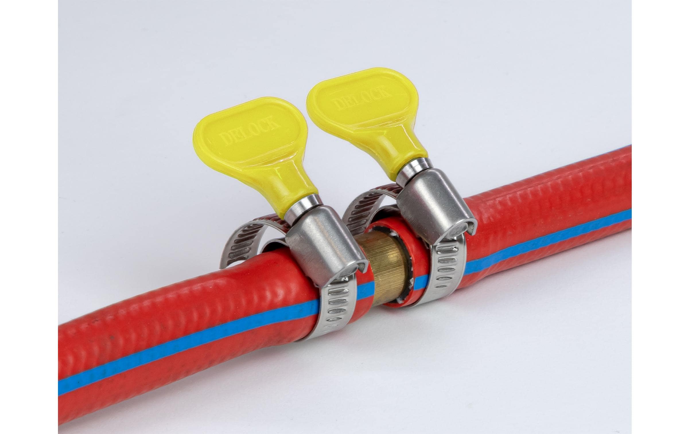 Delock Schlauchschellen-Set 60-80 mm, Gelb 10 Stück Delock Schlauchschellen-Set 60-80 mm, Gelb 10 Stück